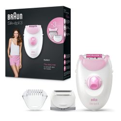 Braun 女士电动脱毛器 腿部私密部位专用 多功能剃毛修剪