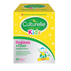 Culturelle 康萃乐 儿童益生菌 + 纤维包(1 岁以上) - 60粒 - 消化健康和免疫支持 - 帮助恢复规律性