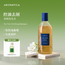 爱露梦 oliveyoung热卖款aromatica爱露梦茶树洗发水控油蓬松除螨洗发露