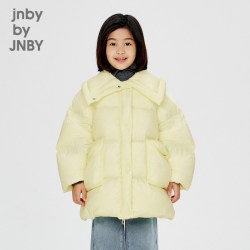 jnby by JNBY 中长款羽绒服保暖宽松翻领冬男女童儿童jnbybyjnby