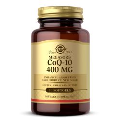 SOLGAR 辅酶Q10软胶囊400mg 心脑健康 无麸质无乳制品 60粒装