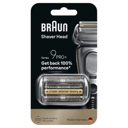 Braun 博朗 9 系列 PRO+ 电动剃须刀剃须刀头,原装替换剃须刀零件,100% 性能,兼容所有 Braun 博朗 96M