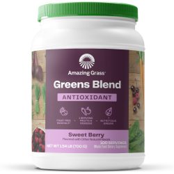 AMAZING GRASS 进口螺旋藻粉末果蔬粉 甜莓味 100份
