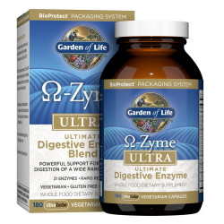 Garden of Life 消化酶胶囊 改善胀气 180粒