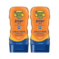 Banana Boat Sport Performance Sunblock 乳液 SPF 100,(2 件)Banana Boat 出品118ml*2
