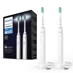 Philips 飞利浦 声波电动牙刷 3100 系列，白色
