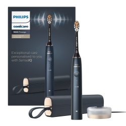 Philips 飞利浦 Sonicare 9900 Prestige 电动牙刷 HX9992 / 12，带有 SenseIQ，一体式刷头，颜色：午夜蓝