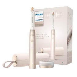 Philips 飞利浦 Sonicare 9900 Prestige 电动牙刷 HX9992 / 11 配备 SenseIQ、一体式刷头、颜色：香槟色