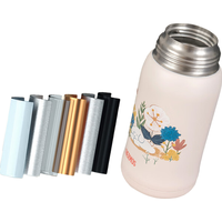 膳魔师 TCKA 三盖保温杯 花朵 550ml 儿童水壶
