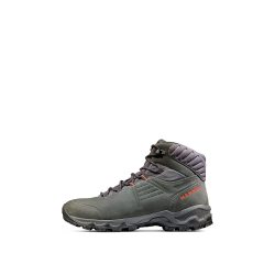 Mammut 猛犸象 男式 Mercury 高帮登山鞋,black-hot red,41 1/3 EU