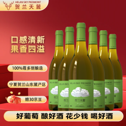 贺蘭天麓 霞多丽干白葡萄酒 12度 750ml