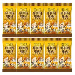 芭峰 韩国HBAF芭蜂扁桃仁蜂蜜黄油混合坚果仁腰果杏仁味坚果零食礼盒装