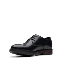 Clarks 其乐 男式 抗疲劳 Paul Son Plain 商务鞋 皮鞋 轻便透气抗疲劳, 黑色