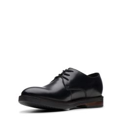 Clarks 其乐 男式 抗疲劳 Paul Son Plain 商务鞋 皮鞋 轻便透气抗疲劳, 黑色