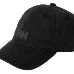 Helly Hansen 中性HH 标志帽子,黑色//白色,STD