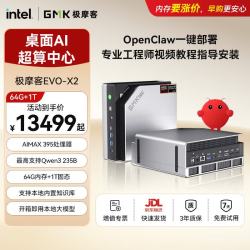 极摩客 AMD锐龙AI Max+ 395 迷你主机电脑  集成显卡 AMD其他 1TB SSD 64GB