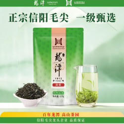 龙潭 龍潭正宗高山信阳毛尖茶叶一级雨前茶嫩芽自饮口粮茶春茶新茶袋装125g 简爱125g