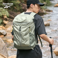 Reebok 轻量化登山包男大容量户外徒步背包旅行通勤运动双肩包女 薄荷绿