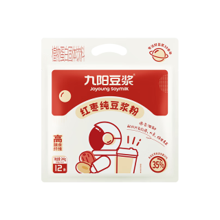 九阳豆浆 红枣豆浆粉12条*20g无糖添加豆浆粉早餐豆浆粉