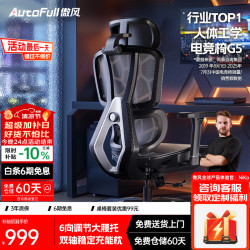 AutoFull G5人体工学电竞椅电竞椅电脑椅办公椅久坐学习椅游戏椅椅子 G5标准版