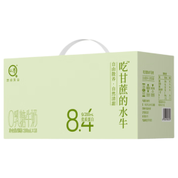 认养 0乳糖 吃甘蔗的水牛 4.2g蛋白 水牛奶200mL*18盒