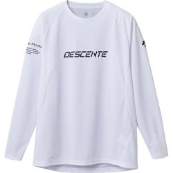 迪桑特 长袖排球训练服 白色 DV5SLT01U-WH00