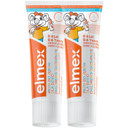 Elmex 0-6岁奥拉氟科技专效防蛀儿童牙膏50ml*2支装