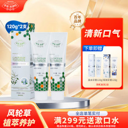 合和泰 蜂胶风轮草清新牙膏 本草牙膏 平衡口腔菌群 清新口气牙膏 120g*2支