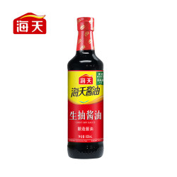 海天 生抽酱油500ml酿制酱油凉菜炒菜火锅蘸食调味品家庭装 家用味