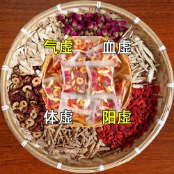 黄芪党参枸杞红枣玫瑰花茶熬夜养生好茶健康无硫冲泡甄选独立包装