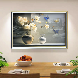 [喜宅家艺]简约现代餐厅装饰轻奢高级感背景墙软装创意挂画DF164