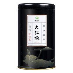 古人堂 大红袍茶叶罐装100克新茶乌龙茶茶叶