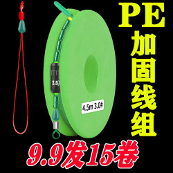 钓鱼成品主线日常竞技用鲫鲤青等pe连接加固线
