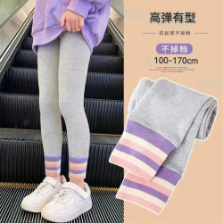 女童春秋款中大童打底裤宝宝厚款洋气女孩外穿裤子高弹百搭不掉档