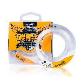 樊朝阳碳素线子线强拉力耐磨海钓路亚前导线碳线透明高强度柔软