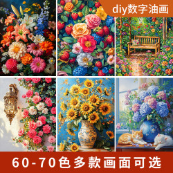 中尺寸 大尺寸油画工厂直播间捡漏
