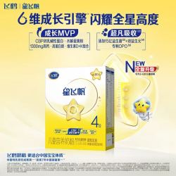 飞鹤 星飞帆4段3-6岁儿童配方牛奶粉400g*1盒