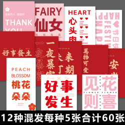 节日祝福礼盒装饰卡装饰饰品吊牌纸卡铜版纸卡片仙女快乐
