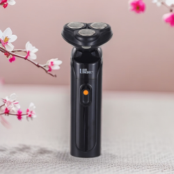 凌科 男士充电三刀头便携刮胡子刀家用原装充电式可水洗刮胡剃须刀