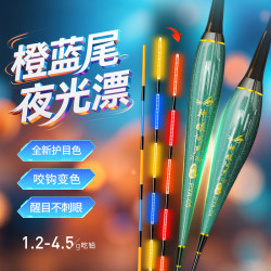 超亮变色夜光鱼漂高亮日夜两用高灵敏电子鲫鱼醒目夜钓鲤鱼浮漂