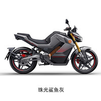 雅迪 领跑新款雅迪FD7电动摩托车72V长续航强动力5500W大功率电摩成人跨骑 珠光鲨鱼灰72V60A锂电池