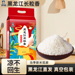 邹有才 东北长粒香新大米黑龙江新米现磨真空包装黑土地