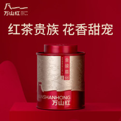 万山红 武夷山原产金骏眉/滇红茶叶红茶30g便携带小罐
