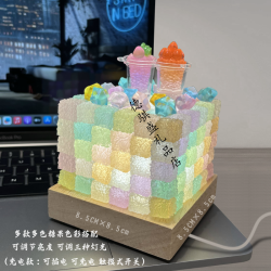 甜蜜蜜糖果小夜灯摆件手工装饰灯送男友礼物生日毕业礼物氛围灯