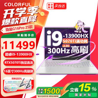 七彩虹 隐星G16Pro 学生游戏本笔记本电脑电竞本i9-13900HX+5070Ti 16GB+1TB