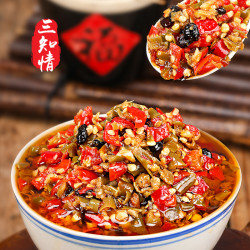 三知情 双椒酱280克/瓶双色剁椒炒制农家美食拌饭速食辣椒酱