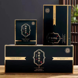 福鼎白茶 陈皮白茶正宗福鼎白茶小方片黑金礼盒装寿眉老白茶果香陈年新会茶