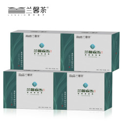 君品兰馨 兰馨雀舌茶五星兰香型芽芯绿茶高山嫩芽茶25克*4盒