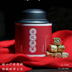 安化黑茶 创新茶 品质金花红茯小罐200g（马口小罐系列）