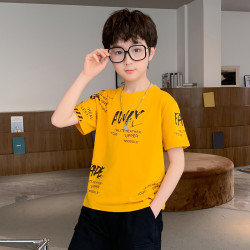 中班仔男童短袖T恤夏装儿童圆领半袖男孩中大童夏季童装*32888